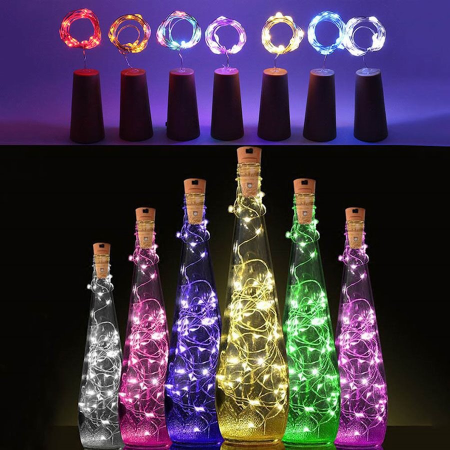 COLORWAY 5x LED řetěz/ vnitřní / 5x 20 LED / délka 5x 2m / více barevný/ napájení baterie