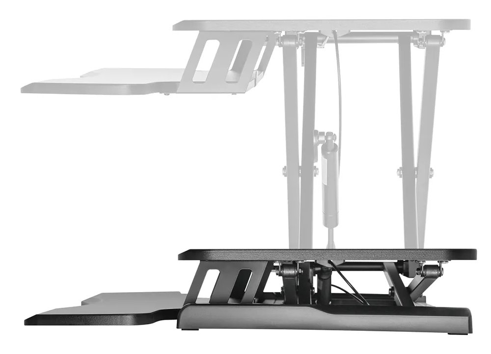 Neomounts  NS-WS300BLACK / Workstation - sit-stand workplace (height adjustment: 11-51 cm) / Black