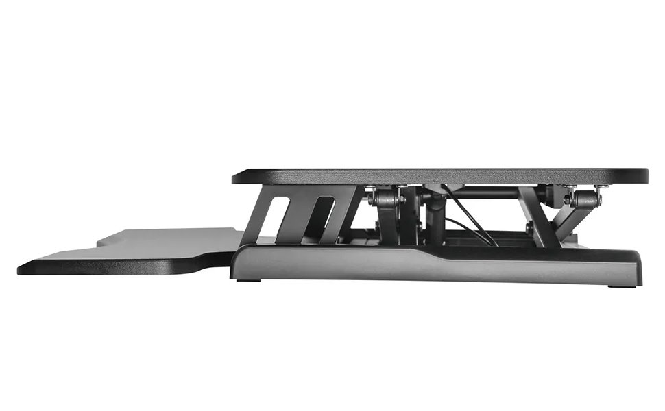 Neomounts  NS-WS300BLACK / Workstation - sit-stand workplace (height adjustment: 11-51 cm) / Black