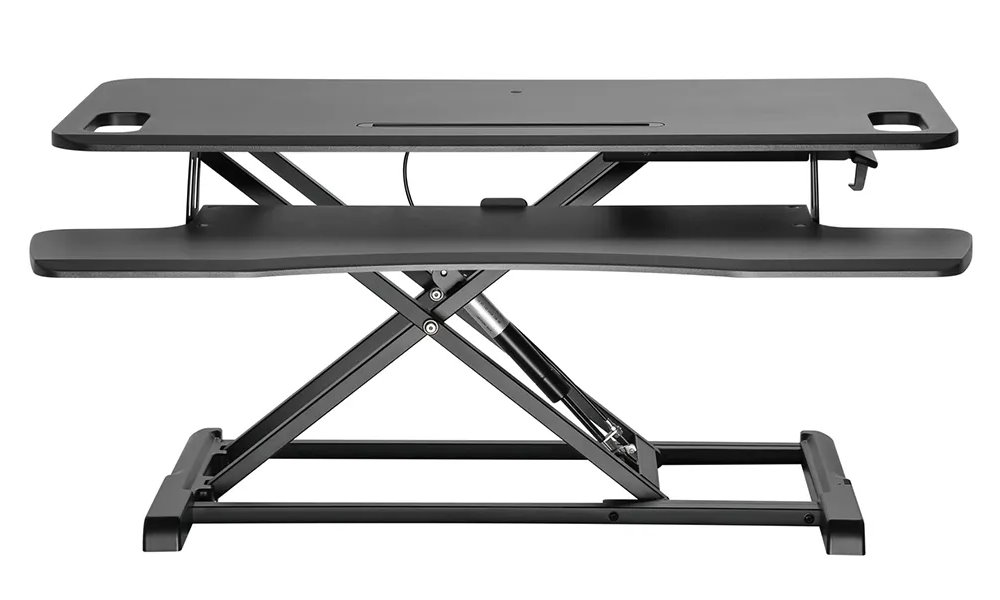 Neomounts  NS-WS300BLACK / Workstation - sit-stand workplace (height adjustment: 11-51 cm) / Black