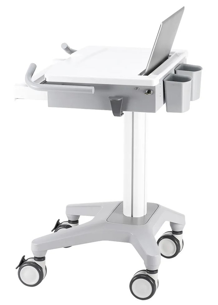 Neomounts  MED-M200 / Mobile Laptop Cart, incl. keyboard & mouse drawer / Creme