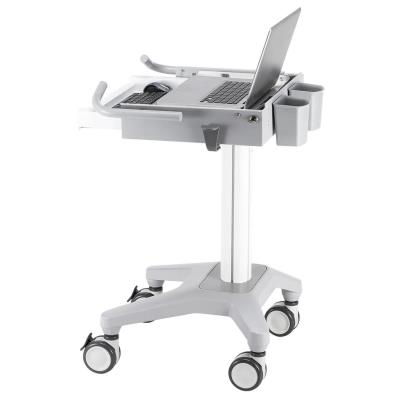 Neomounts  MED-M200 / Mobile Laptop Cart, incl. keyboard & mouse drawer / Creme