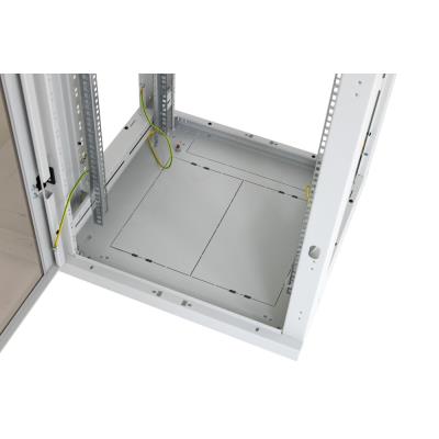 Triton 19' rozvaděč stojanový 32U/600x600 skleněné dveře, šedá