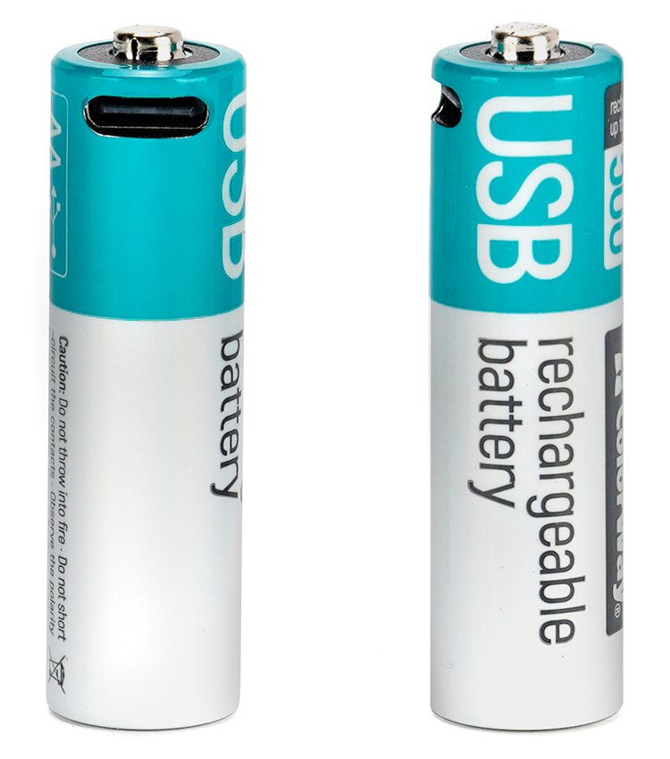 Colorway nabíjecí baterie AA 2200mAh/ USB-C/ 1.5V/ 2ks v balení