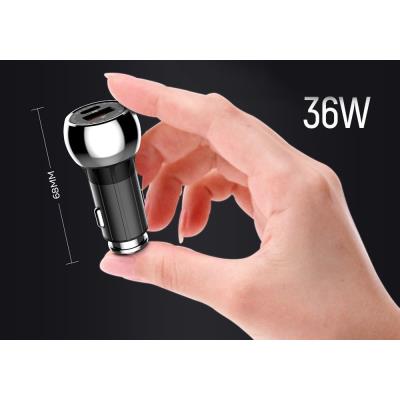 COLORWAY 2x USB nabíječka do auta 36W/ Černá