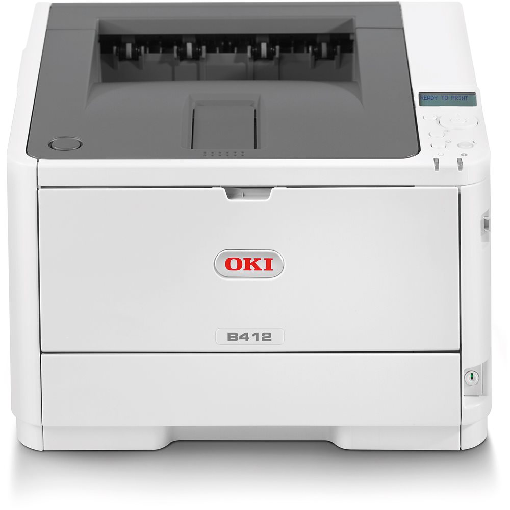 OKI B412dn A4, čb, 1200x1200, 33 ppm, USB 2.0,PCL6, duplex, síť