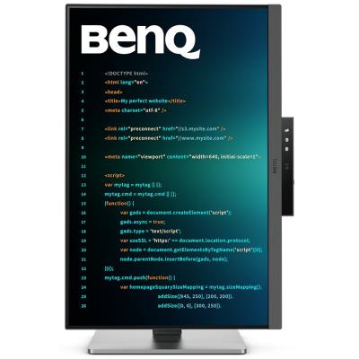 BENQ 24" LED RD240Q/ 2560x1600/ IPS panel/ 1000:1/ 5ms/ HDMI/ DP/USB-C/Pivot/výškově nast./ eye care features/ černý