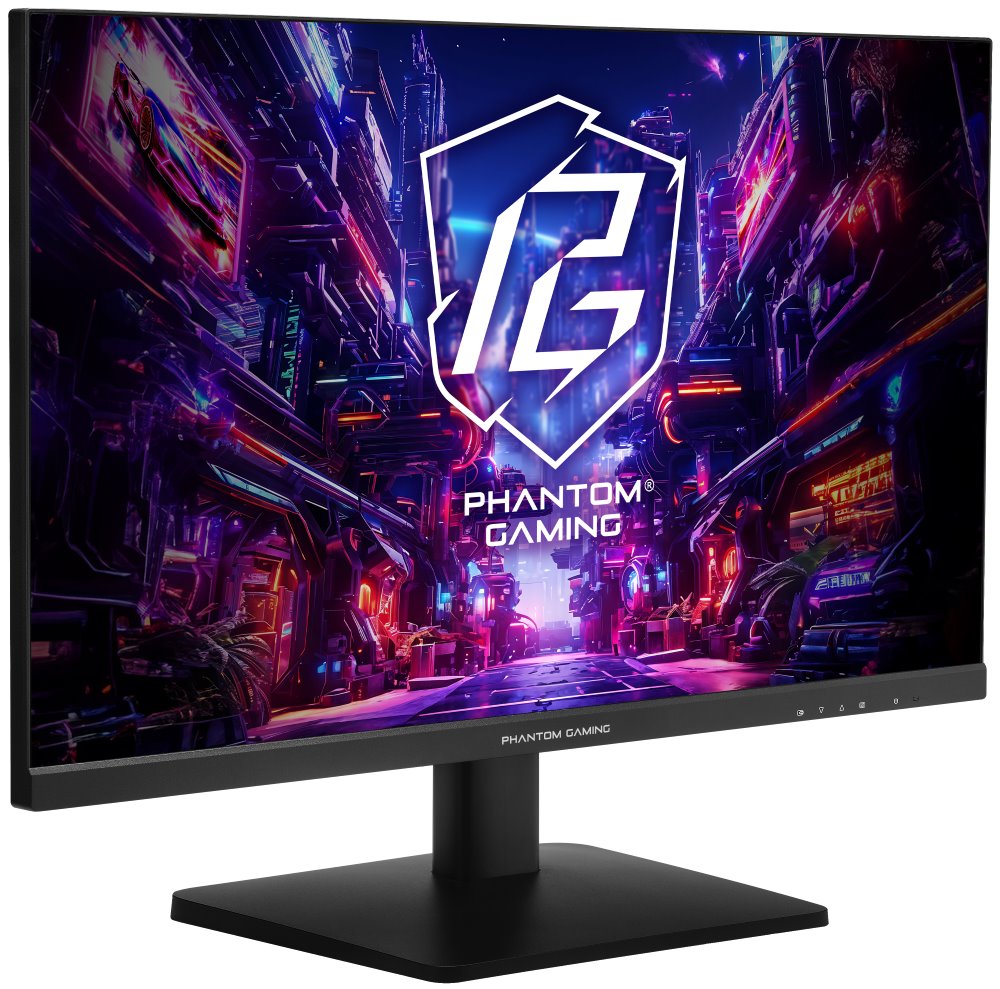 Phantom Gaming by Asrock monitor PG27QFT1B 27"/IPS/2560x1440/180Hz/400cd/m2/1ms/2xHDMI/DP/AMD FreeSync