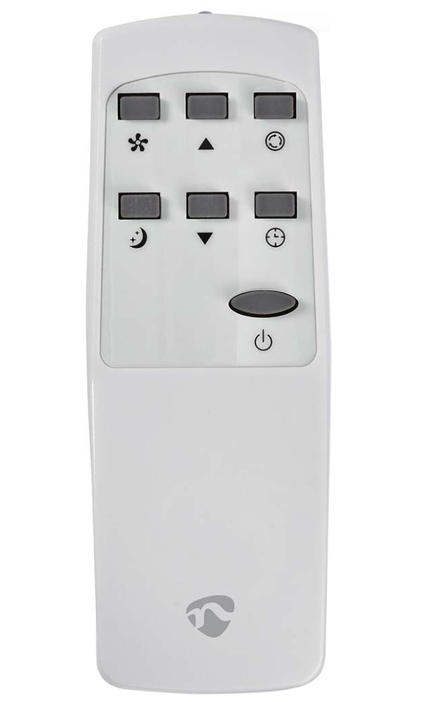 NEDIS Wi-Fi chytrá klimatizace/ 9000 BTU/ 80 m3/ odvlhčování/ 2 rychlosti/ 65 dB/ Android/ iOS/ bílá