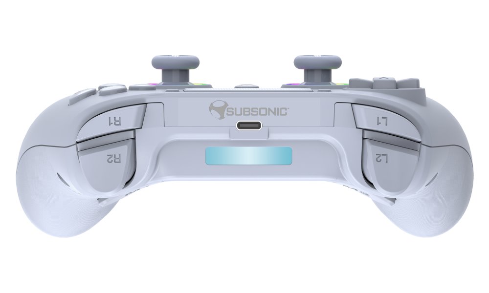 SUBSONIC by SUPERDRIVE herní ovladač WIRELESS LED/ PS4/ PC/ Bílý