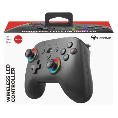 SUBSONIC by SUPERDRIVE herní ovladač WIRELESS LED/ SWITCH/ Černý