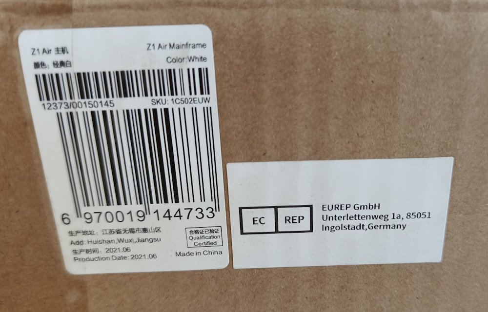 Roidmi by Xiaomi Z1 Air Host (motor+battery) 1C502EUW