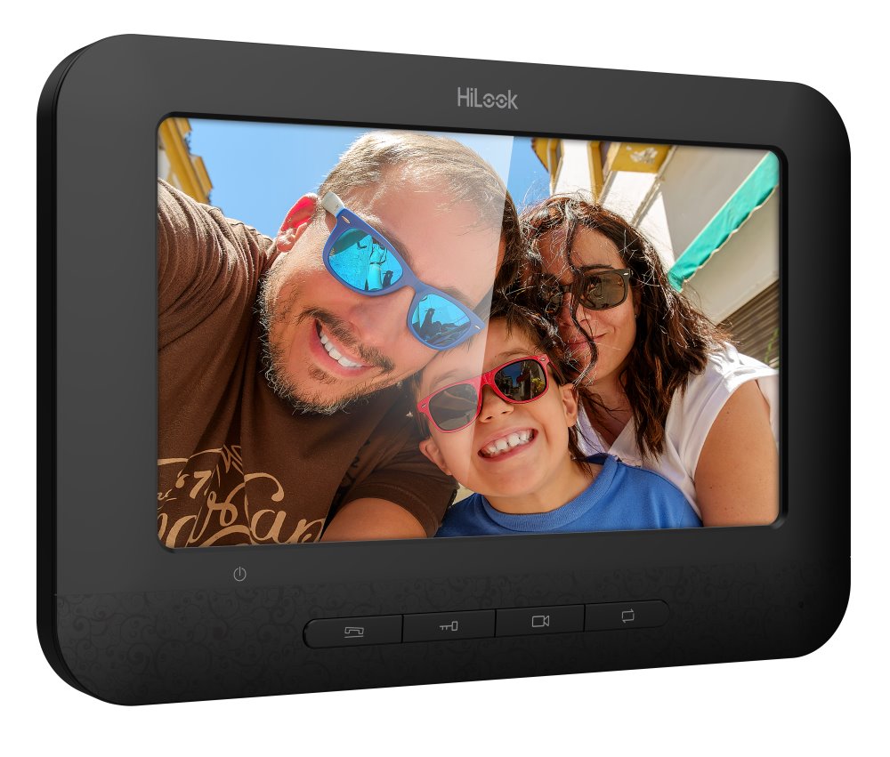 HiLook Powered by HIKVISION/ Domácí interkom VI-K13P/ 1080p/ 7" 800x480/ videotelefon/ IP65