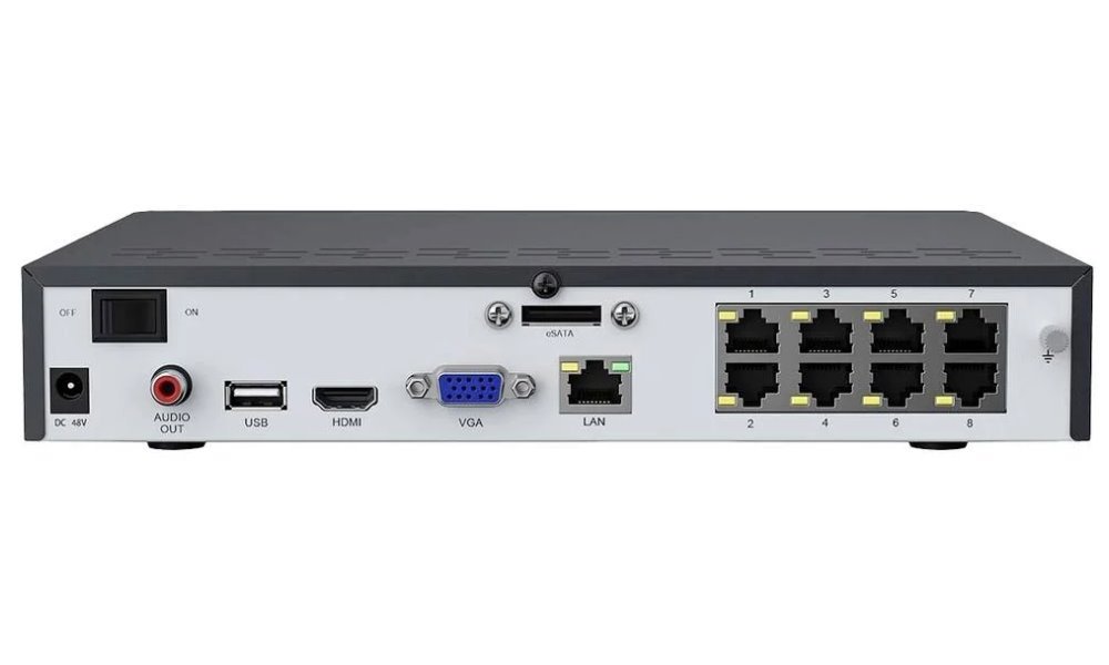 Reolink NVS8-8MD4 set videorekordér a 4ks IP kamera P334, 8x PoE, včetně 2TB HDD ( max. 2x 6TB ), VGA, HDMI, IP kamery 8