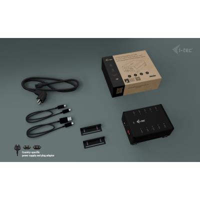 i-tec USB-C/USB-A Metal Charging+Data HUB, 15W per port, 10x USB-C, 180W
