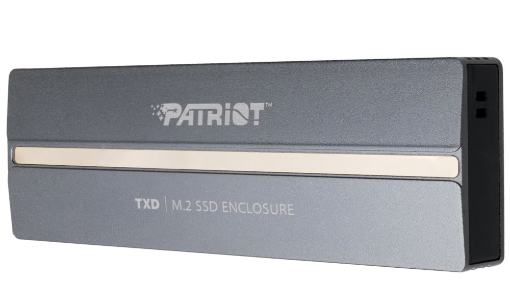 PATRIOT TXD M.2 PCIe SSD Enclosure / Rámeček pro PCIe NVMe SSD/ USB-C Gen 3.2 / hliníkové tělo
