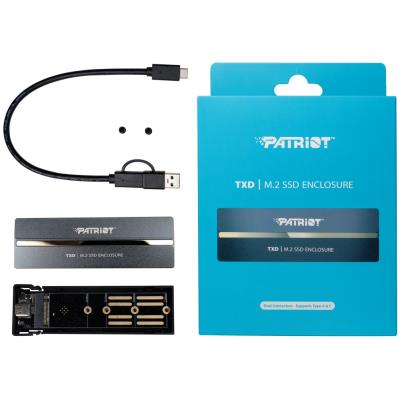 PATRIOT TXD M.2 PCIe SSD Enclosure / Rámeček pro PCIe NVMe SSD/ USB-C Gen 3.2 / hliníkové tělo