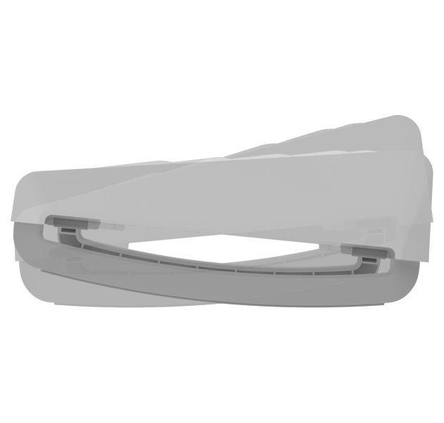 FELLOWES podpěra chodidel BREYTA bílá