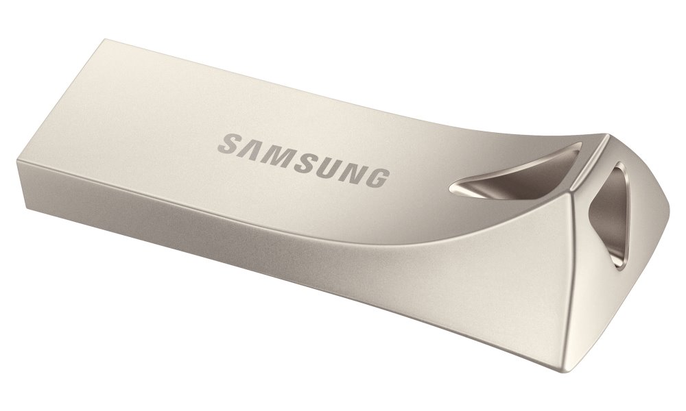 SAMSUNG Bar Plus USB 3.2 64GB / USB 3.2 Gen 1 / USB-A / Kov / Stříbrná