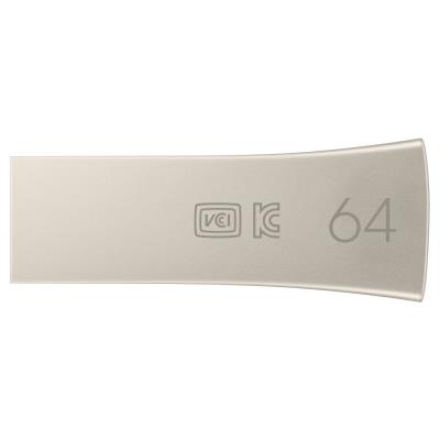 SAMSUNG Bar Plus USB 3.2 64GB / USB 3.2 Gen 1 / USB-A / Kov / Stříbrná