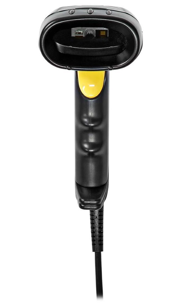 NEDIS čtečka čárových kódů/ CMOS/ kabelová/ 1D lineární/ 2D/QR/ napájení z USB/ USB 2.0/ černá