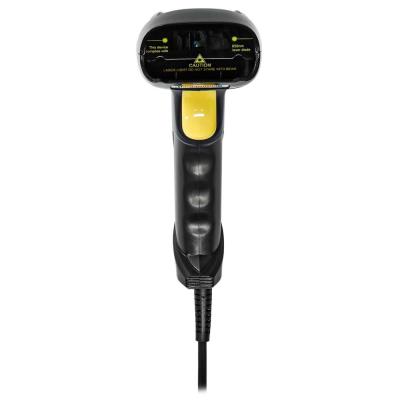 NEDIS čtečka čárových kódů/ laser/ kabelová/ 1D lineární/ napájení z USB/ USB 2.0/ černá