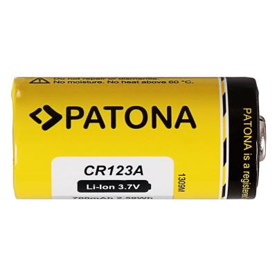 PATONA nabíjecí baterie CR123A/16340 700mAh Li-Ion 3,7V, 1ks v balení
