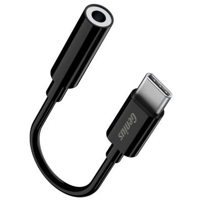GENIUS ACC-C100 redukce z 3,5mm audio jack na USB-C, černá