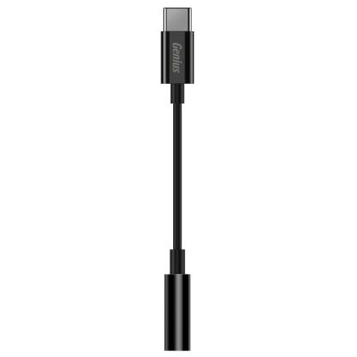 GENIUS ACC-C100 redukce z 3,5mm audio jack na USB-C, černá