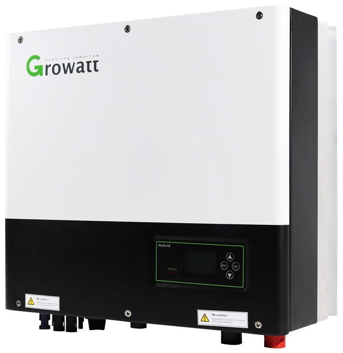 Growatt hybridní asymetrický set s výkonem 10kW a  LFP baterie 10kWh s BMS