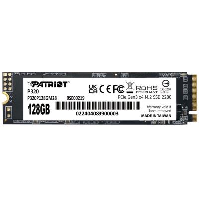 PATRIOT P320 128GB SSD / Interní / M.2 PCIe Gen3 x4 NVMe 1.3 / 2280