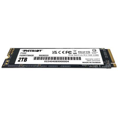 PATRIOT P320 2TB SSD / Interní / M.2 PCIe Gen3 x4 NVMe 1.3 / 2280