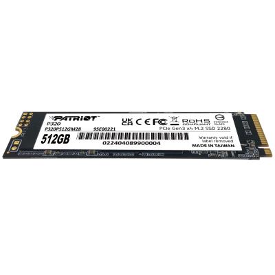 PATRIOT P320 512GB SSD / Interní / M.2 PCIe Gen3 x4 NVMe 1.3 / 2280