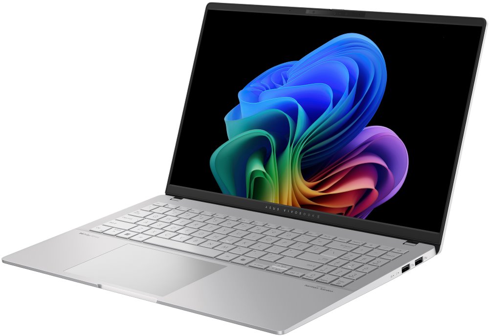 ASUS Vivobook S/ X1E-78-100/ 32GB/ 1TB SSD/ Qualcomm® Adreno™/ 15,6"2.8K,OLED/ W11P/ stříbrný