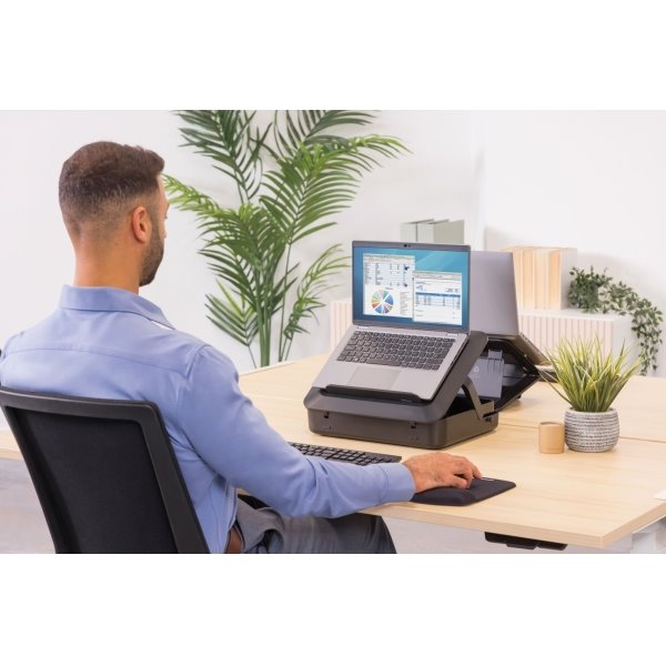 FELLOWES kufřík a podložka pod notebook BREYTA černý