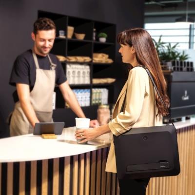 FELLOWES kufřík a podložka pod notebook BREYTA černý