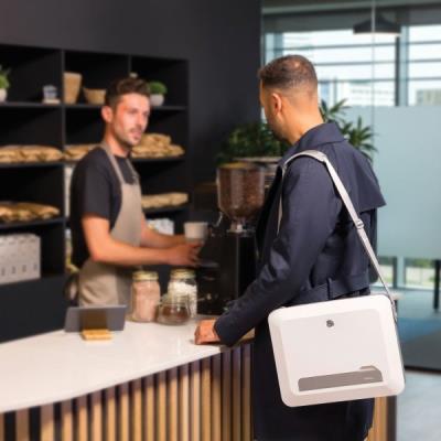 FELLOWES kufřík a podložka pod notebook BREYTA bílý