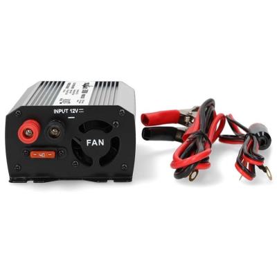 NEDIS měnič napětí/ modifikovaná sinusoida/ 12 V DC/230 V AC 50 Hz/ 300 W (600 W špička)/ USB-A/ 1x zásuvka type E