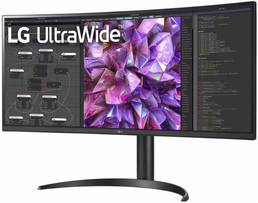LG IPS monitor 34WQ75C QHD / prohnutý / 34" / 3440x1440 / 300cd/m2 / 5ms GtG /HDMI / DP / USB-C / repro