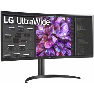 LG IPS monitor 34WQ75C QHD / prohnutý / 34" / 3440x1440 / 300cd/m2 / 5ms GtG /HDMI / DP / USB-C / repro