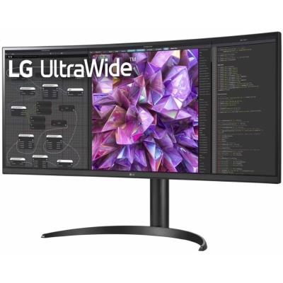 LG IPS monitor 34WQ75C QHD / prohnutý / 34" / 3440x1440 / 300cd/m2 / 5ms GtG /HDMI / DP / USB-C / repro