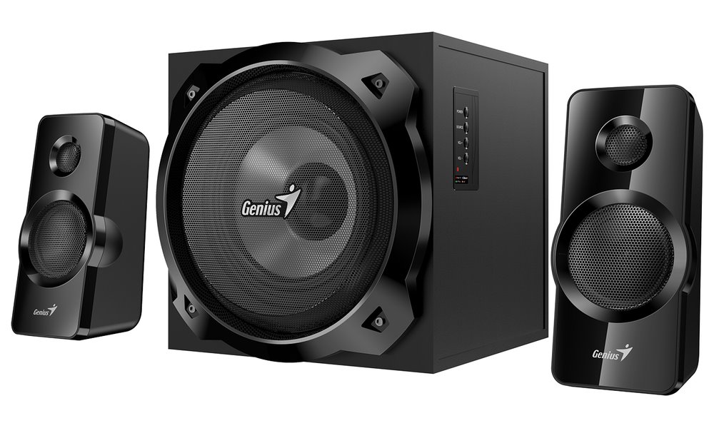 GENIUS repro SW-2.1 1850BT/ 2.1/ 50W/ BT5.3/ optický vstup/ černé/ dálkové ovládání