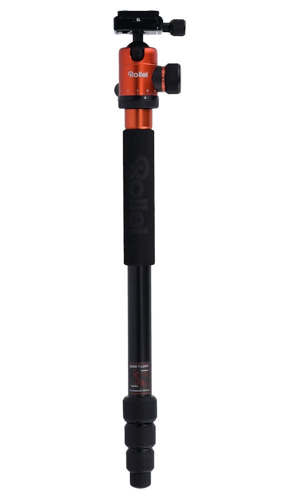 Rollei Stativ C5i / 20827/ Zátěž 8kg/ Vytažený 159 cm/ Hliník/ Oranžový