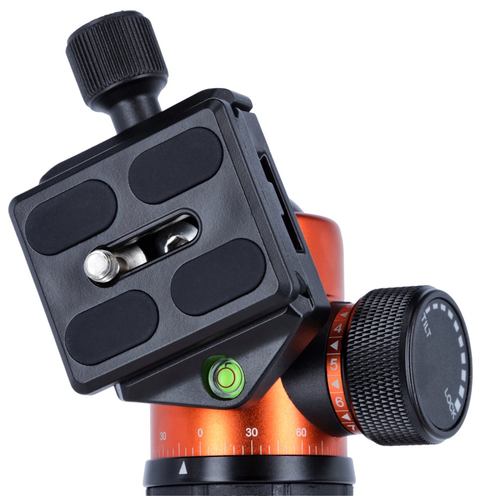 Rollei Stativ C5i / 20827/ Zátěž 8kg/ Vytažený 159 cm/ Hliník/ Oranžový