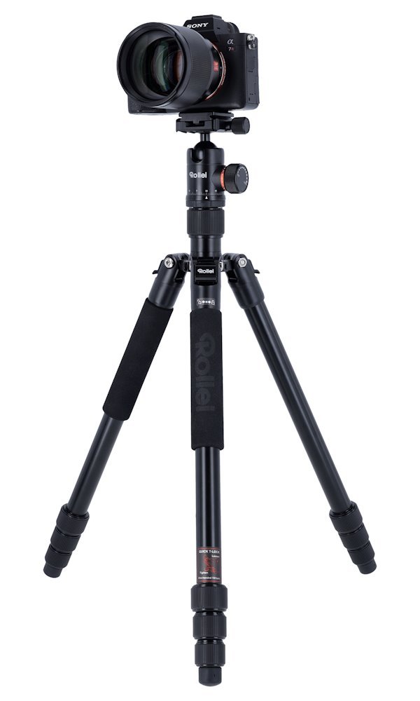 Rollei Stativ C5i / 22583/ Zátěž 8kg/ Vytažený 159 cm/ Hliník/ Černý