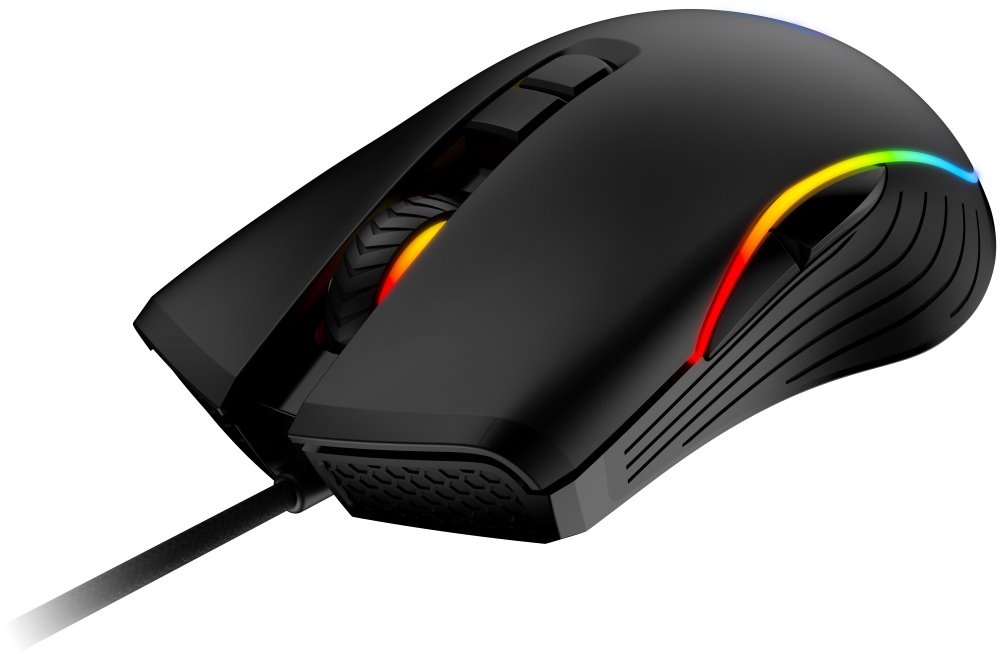 MSI herní myš FORGE GM300/ drátová/ 7.200 dpi/ RGB podsvícení/ 7 tlačítek/ USB