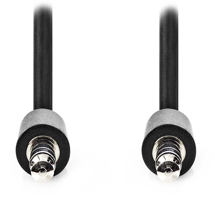 NEDIS kabel jack 3,5 mm - jack 3,5 mm/ černý/ bulk/ 1m