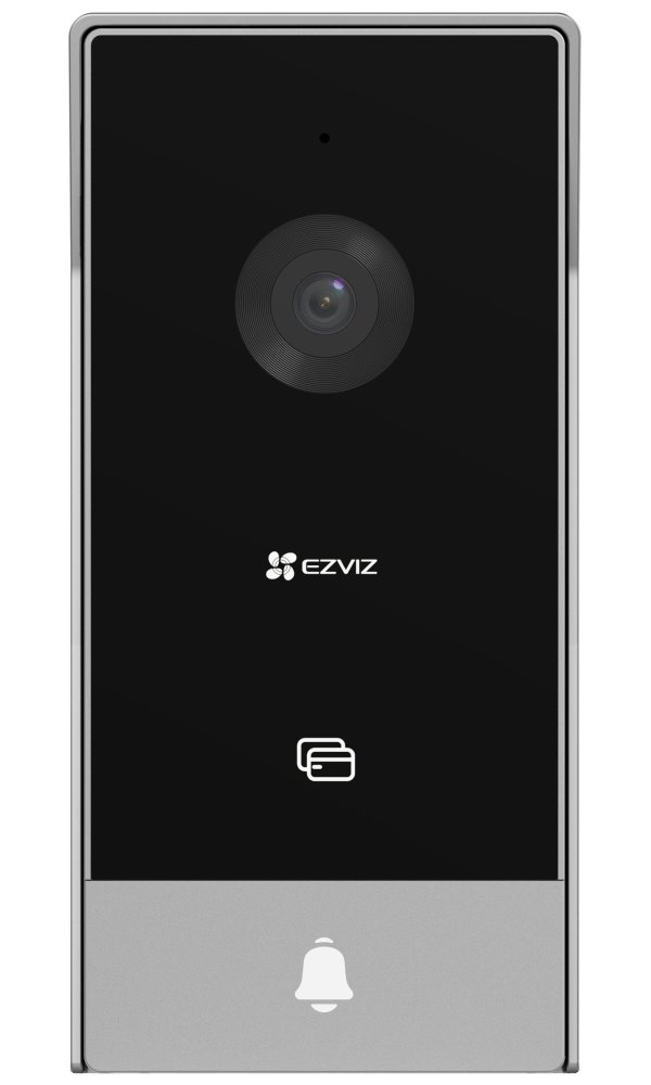 EZVIZ chytrý domácí interkom HP5/ Wi-Fi/ 2K/ 7" dotykový monitor/ videotelefon/ bezdrátový zvonek/ IP65/ černo-stříbrný