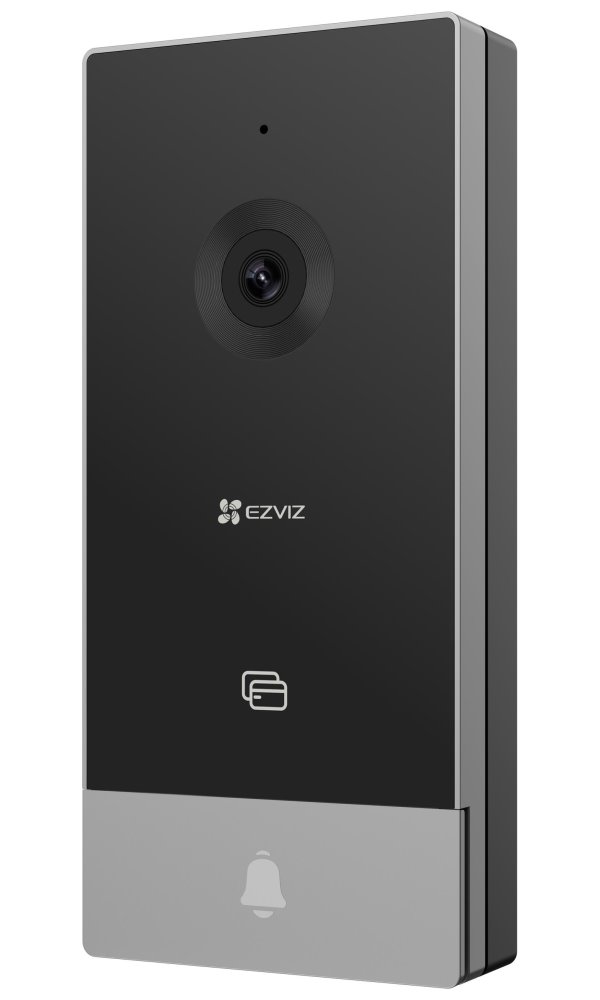 EZVIZ chytrý domácí interkom HP5/ Wi-Fi/ 2K/ 7" dotykový monitor/ videotelefon/ bezdrátový zvonek/ IP65/ černo-stříbrný