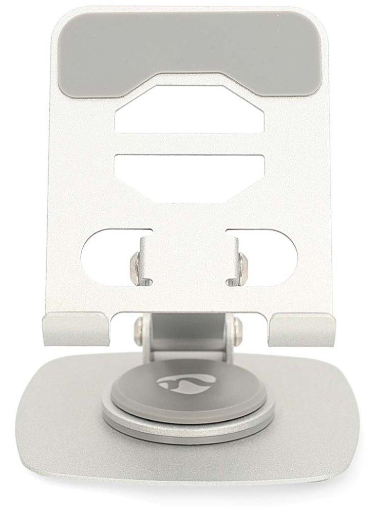 NEDIS stojan na telefon/ univerzální/ Full Motion/ natočení 360 °/ hliník/ stříbrný